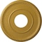 Ekena Millwork Bradford Ceiling Medallion (Canopies up to 6 5/8"), 12 1/2"OD x 3 7/8"ID x 3/4"P, Iridescent Gold CM12BRIGS - alternate 1